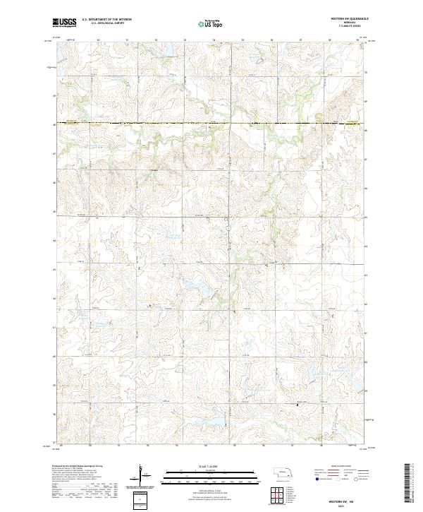 Western SW topographic map thumbnail