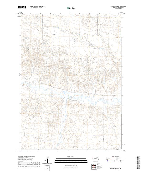 Whistle Creek NE topographic map thumbnail