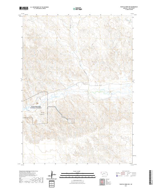Whistle Creek NW topographic map thumbnail