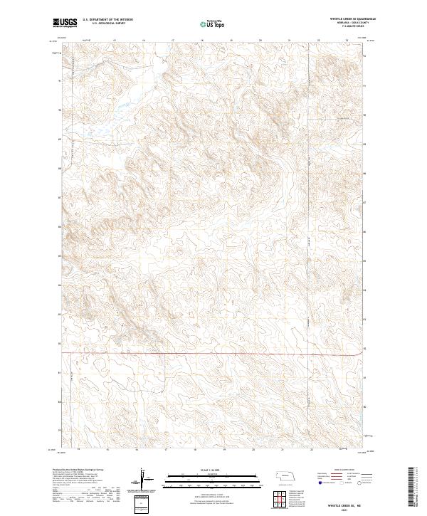 Whistle Creek SE topographic map thumbnail