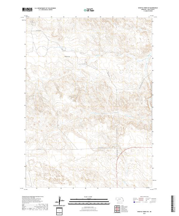 Whistle Creek SW topographic map thumbnail