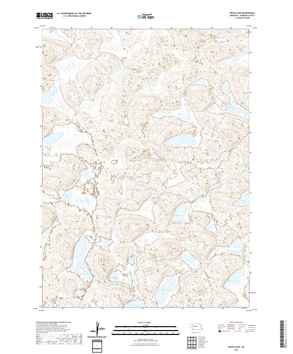 White Lake topographic map thumbnail