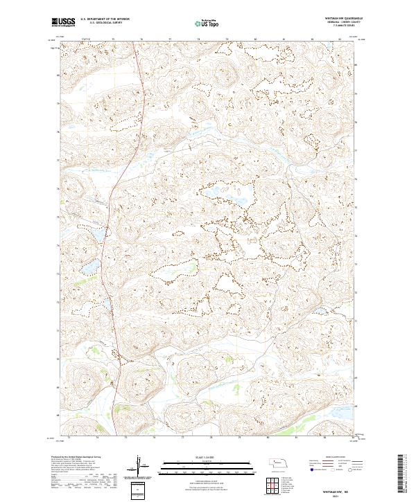 Whitman NW topographic map thumbnail