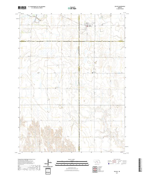 Wilcox topographic map thumbnail