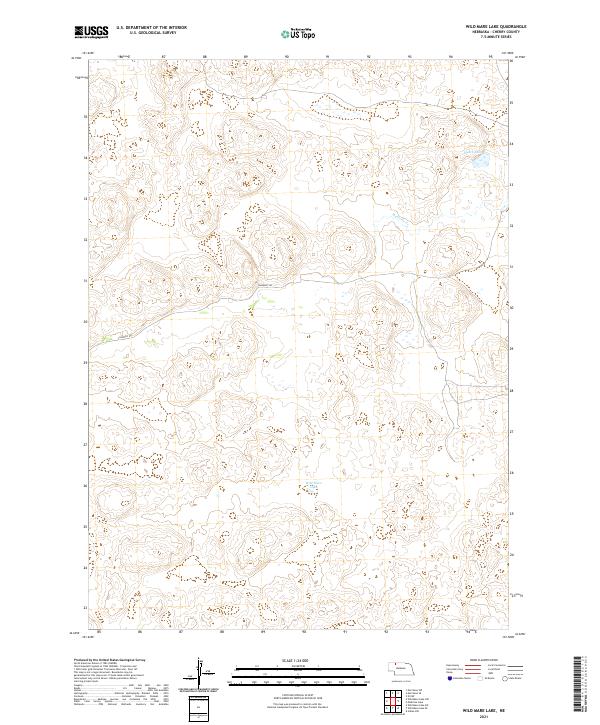 Wild Mare Lake topographic map thumbnail
