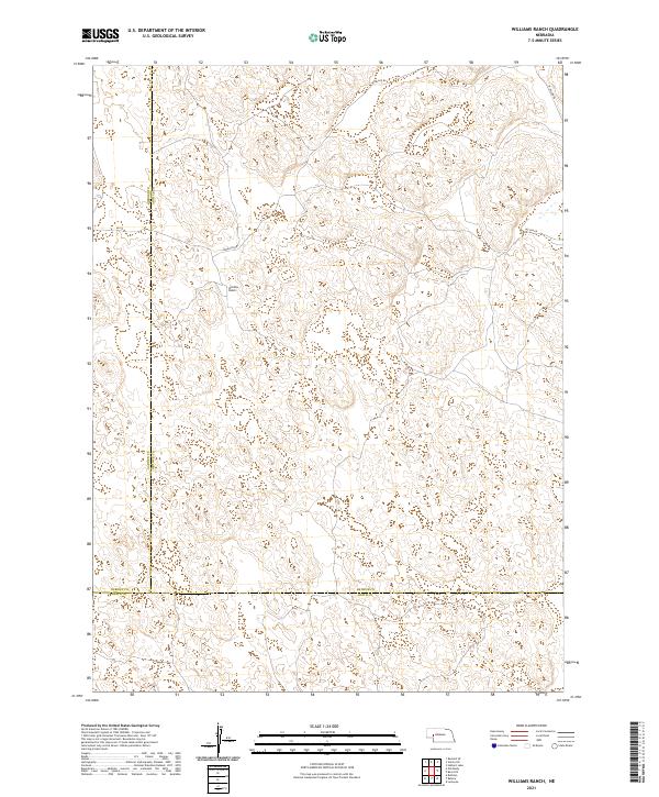Williams Ranch topographic map thumbnail