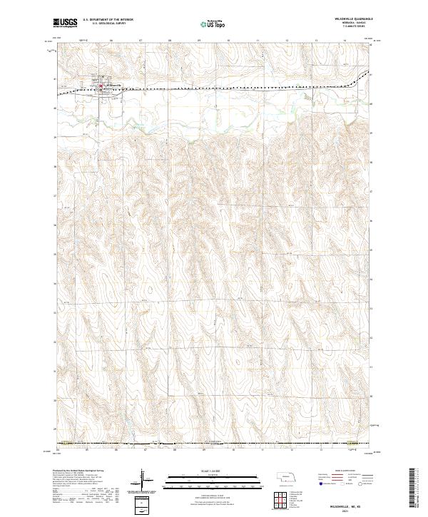 Wilsonville topographic map thumbnail