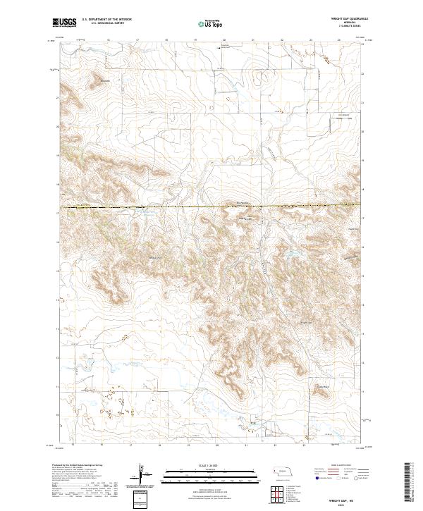 Wright Gap topographic map thumbnail
