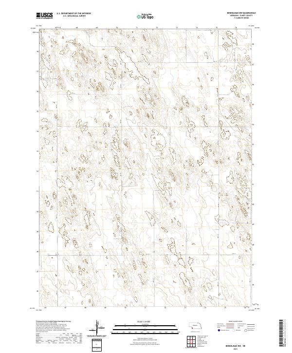 Benkelman NW topographic map thumbnail