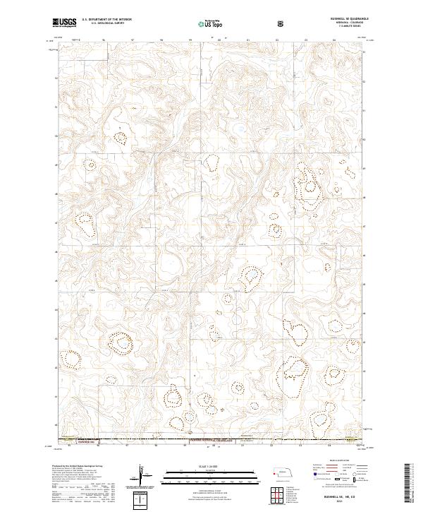 Bushnell SE topographic map thumbnail