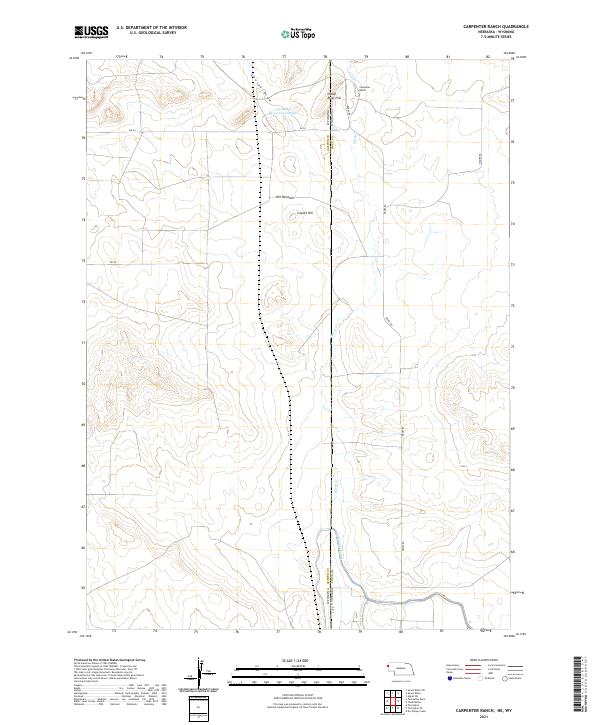 Carpenter Ranch topographic map thumbnail