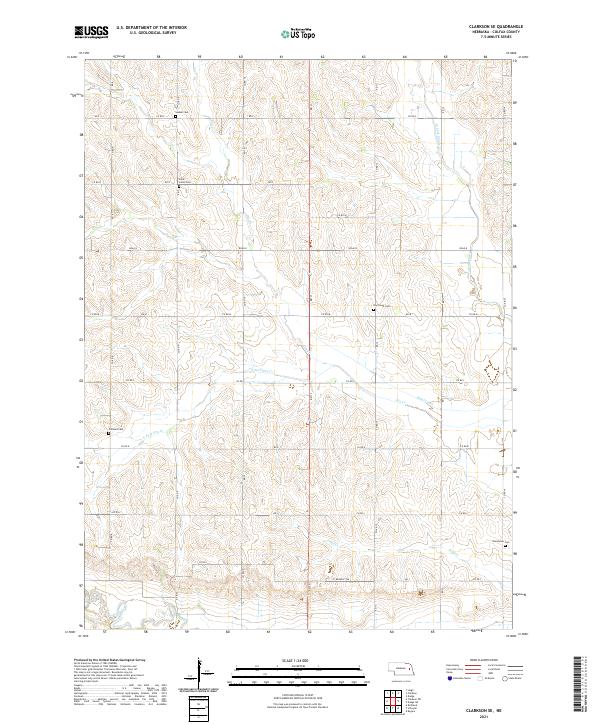 Clarkson SE topographic map thumbnail