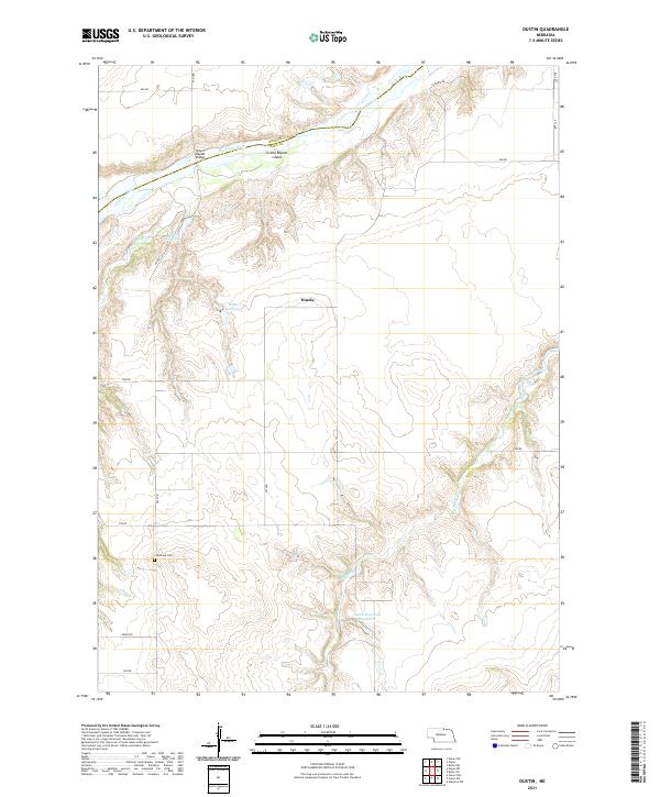 Dustin topographic map thumbnail