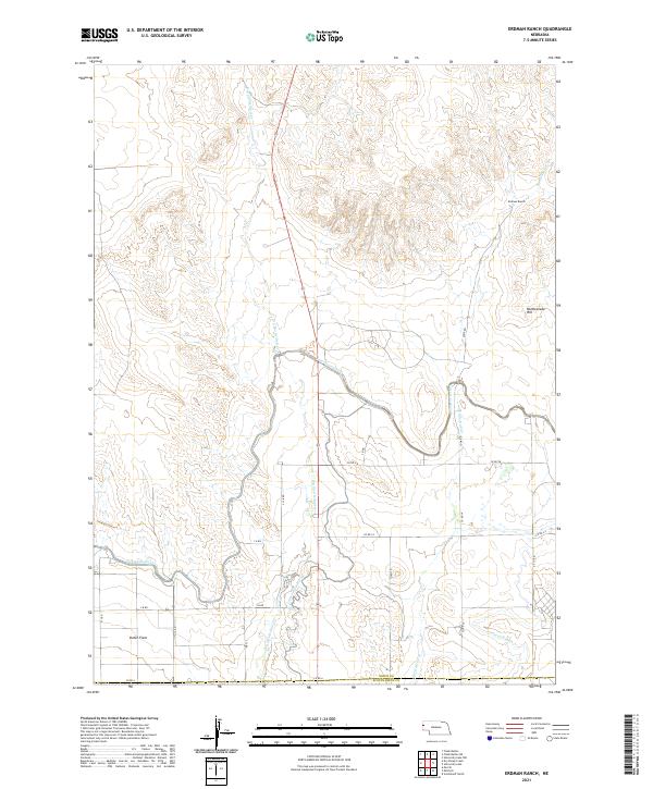Erdman Ranch topographic map thumbnail