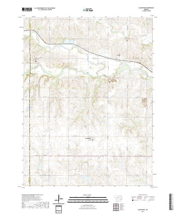 Gladstone topographic map thumbnail