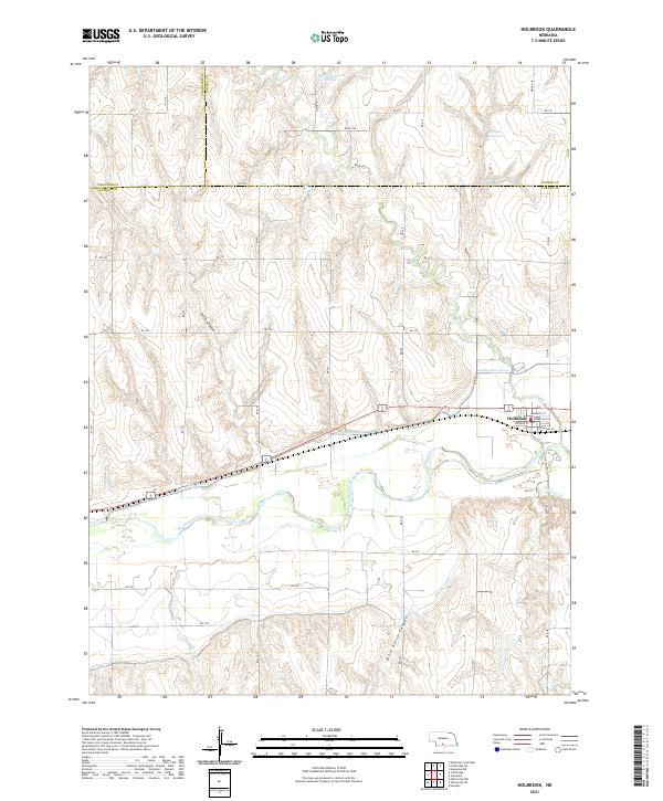 Holbrook topographic map thumbnail