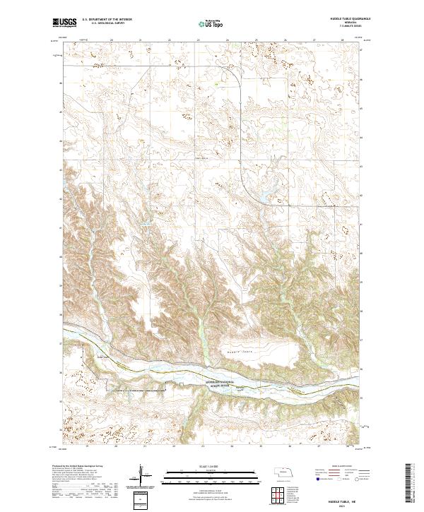 Huddle Table topographic map thumbnail