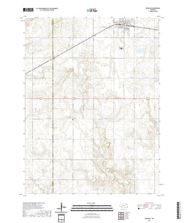 Kenesaw topographic map thumbnail