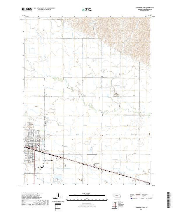 Lexington East topographic map thumbnail