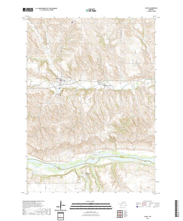 Lynch topographic map thumbnail
