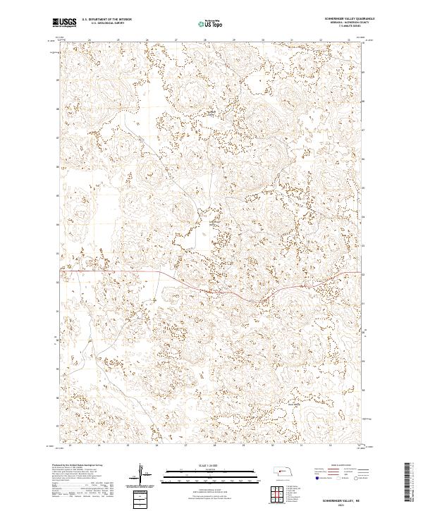 Schneringer Valley topographic map thumbnail
