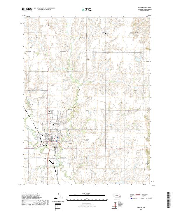 Seward topographic map thumbnail
