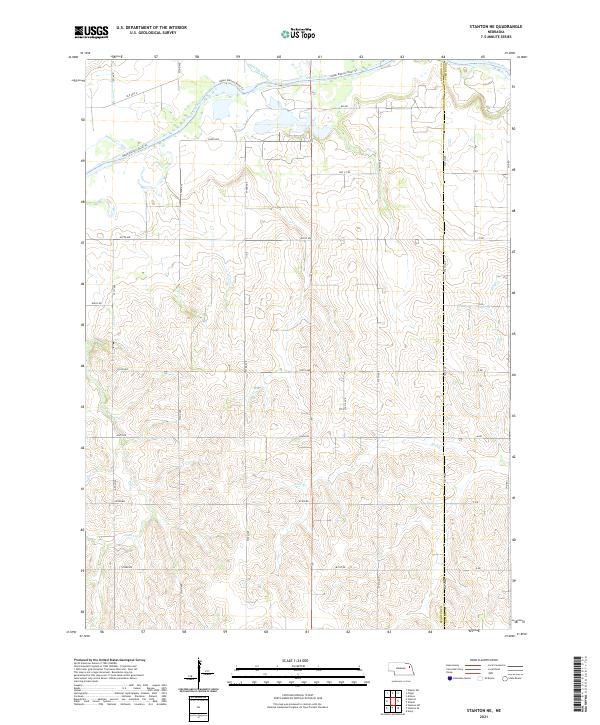 Stanton NE topographic map thumbnail
