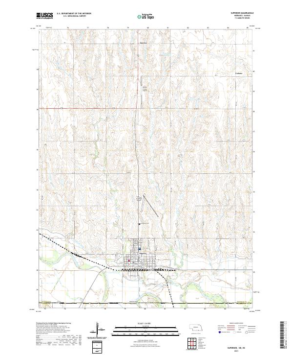 Superior topographic map thumbnail