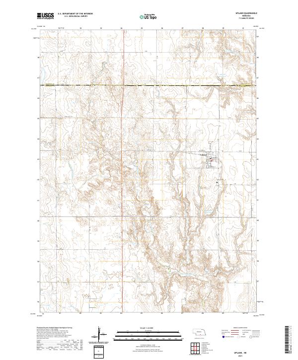 Upland topographic map thumbnail