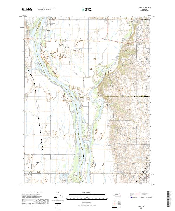 Wann topographic map thumbnail