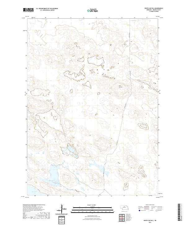 White Cap Hill topographic map thumbnail