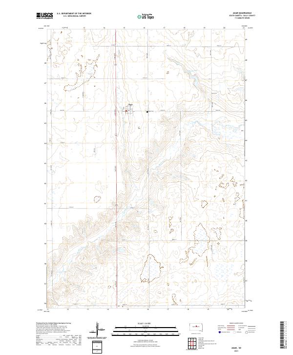 Agar topographic map thumbnail