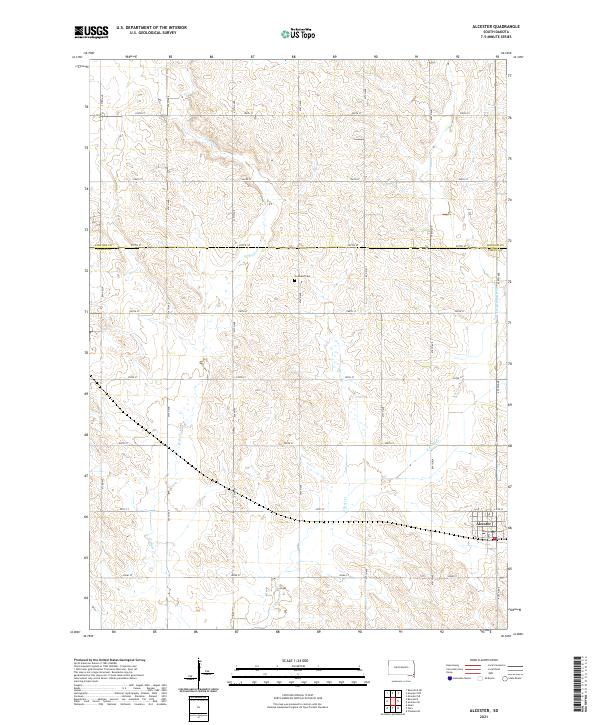 Alcester topographic map thumbnail