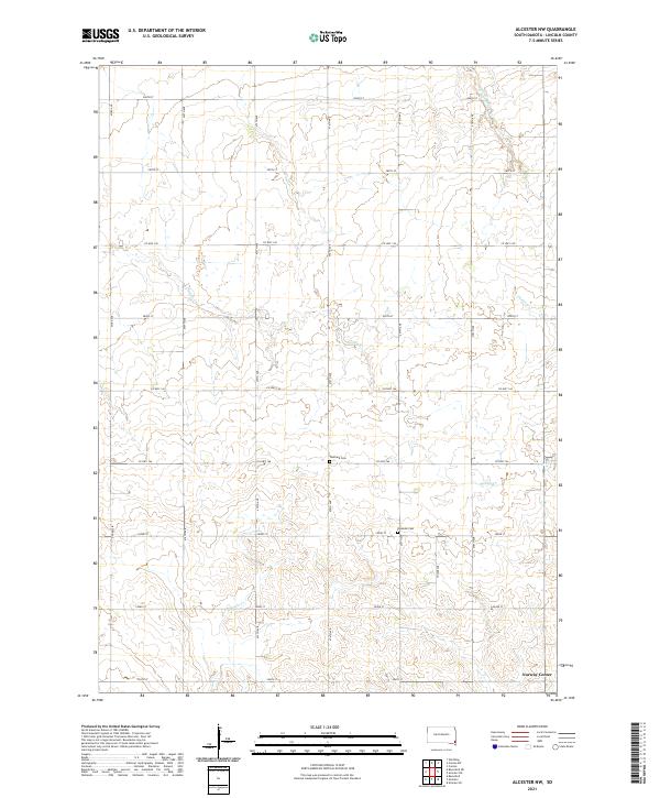 Alcester NW topographic map thumbnail