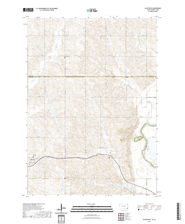 Alcester SE topographic map thumbnail