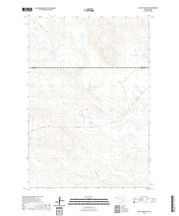 Alkali Creek East topographic map thumbnail