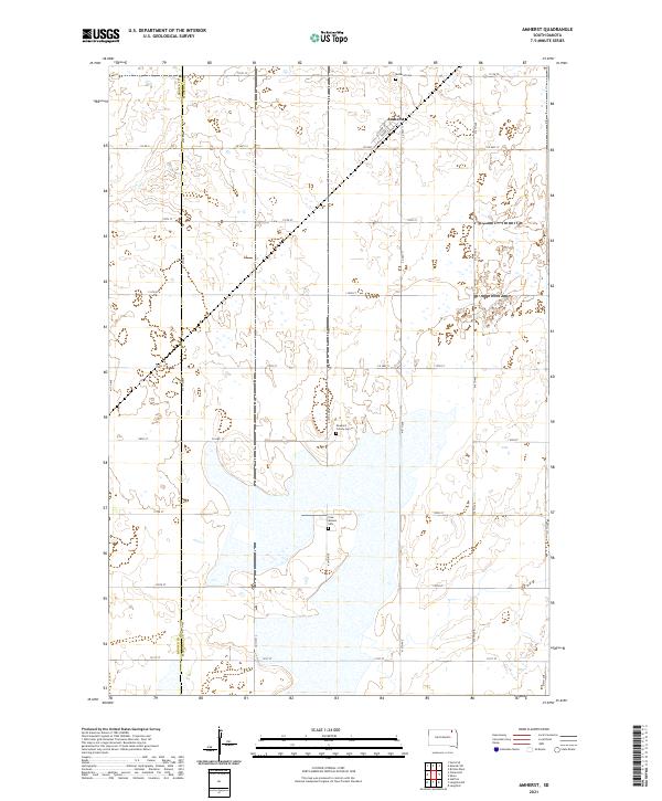Amherst topographic map thumbnail