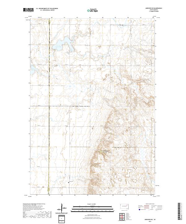 Andover SW topographic map thumbnail