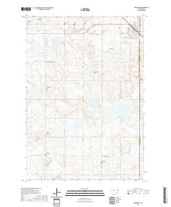 Arlington topographic map thumbnail