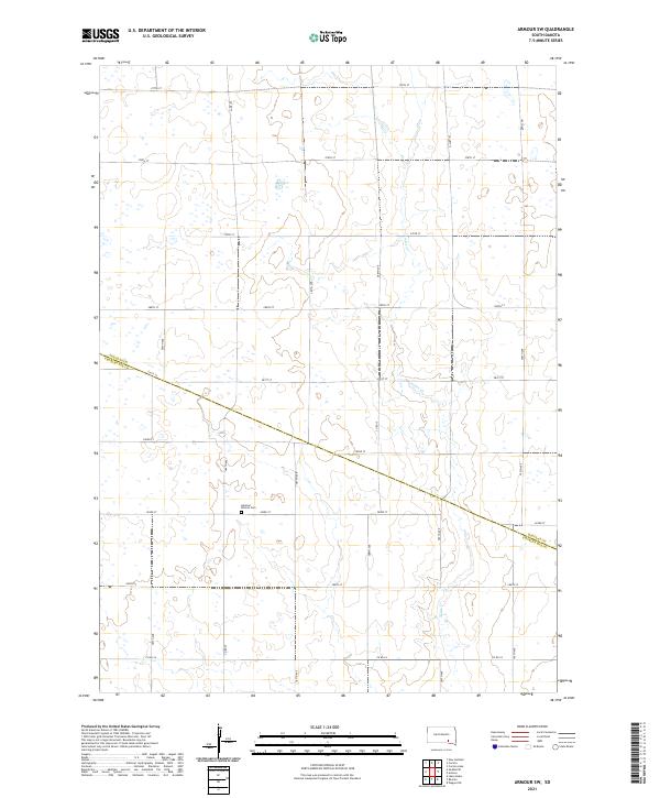 Armour SW topographic map thumbnail