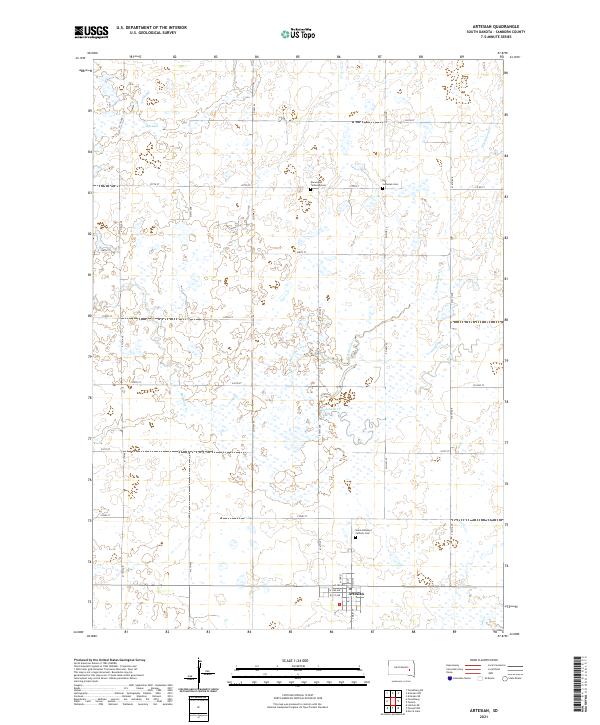 Artesian topographic map thumbnail