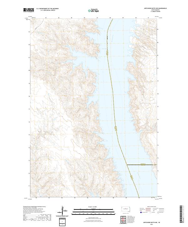 Artichoke Butte NW topographic map thumbnail