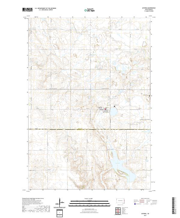 Astoria topographic map thumbnail