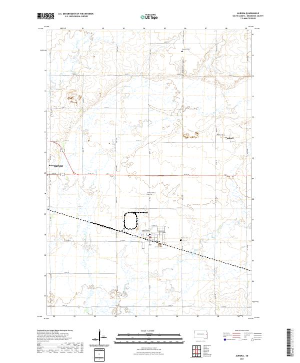 Aurora topographic map thumbnail