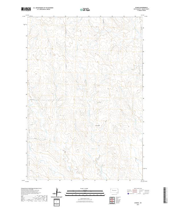 Avance topographic map thumbnail