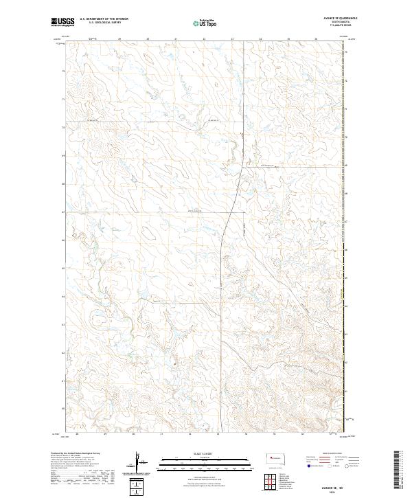 Avance SE topographic map thumbnail