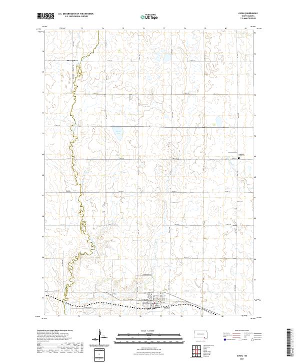 Avon topographic map thumbnail