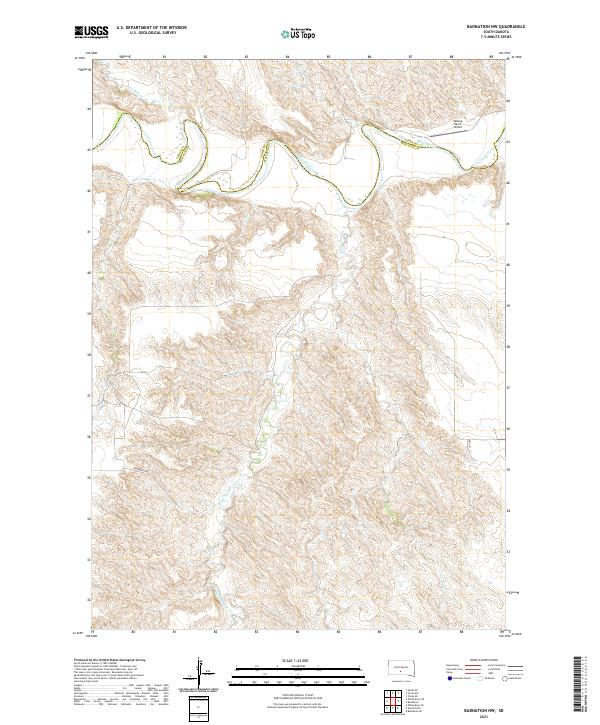 Badnation NW topographic map thumbnail