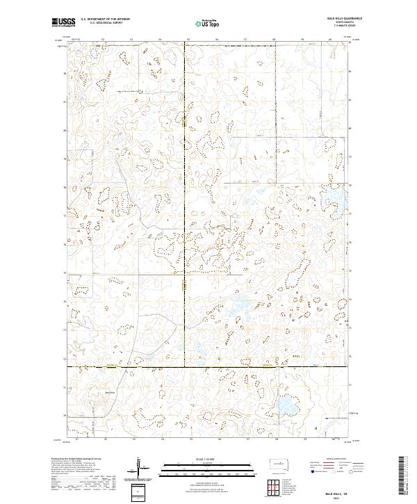 Bald Hills topographic map thumbnail
