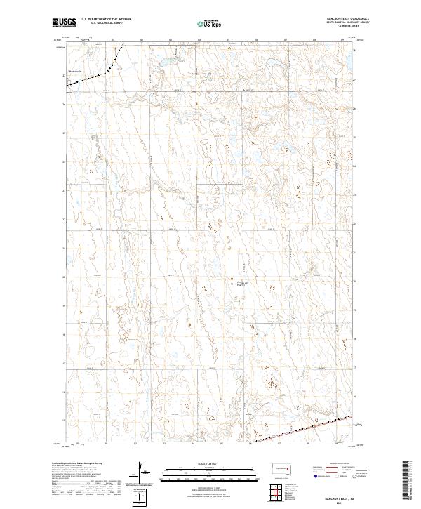 Bancroft East topographic map thumbnail